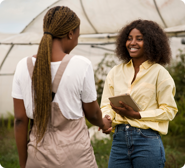 Volunteers serving with love